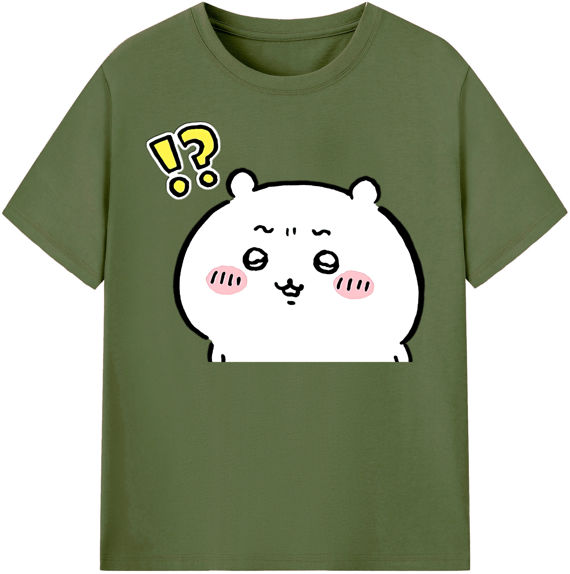 （画像用） ちいかわ ちいかわ Chii-kawa chiikawa 綿100％半袖Tシャツ（フロントプリント）